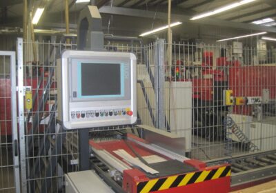 Special production line for mechanical processing of cooling elements for AC-DC-Inverter