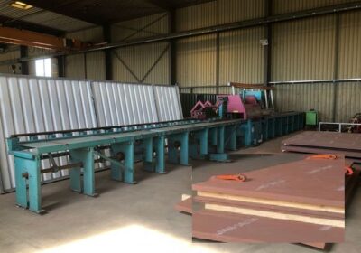 Kaltenbach semi-automatic sawing system with miter cut