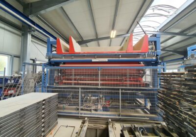 precast concrete production machine